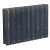 Palissadeband Zwart 8x35x50cm rond