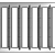 Sleufrooster RVS L50cm