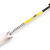 Spade ATLAS gepolijst, met ATLAS FIBERGLAS T-steel 78 cm, totale lengte 115 cm
