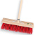 Straatbezem SOLIDE PPN 41 cm, vlakke kap, met IKAPE steel 150 x 2,8 cm en stokhouder. FSC 100%