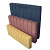 Palissadeband recht B6xH60xL50 zwart