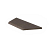 Schellevis Zwembadrand Hoek Verstek Links (100/60x40x5 cm) Taupe