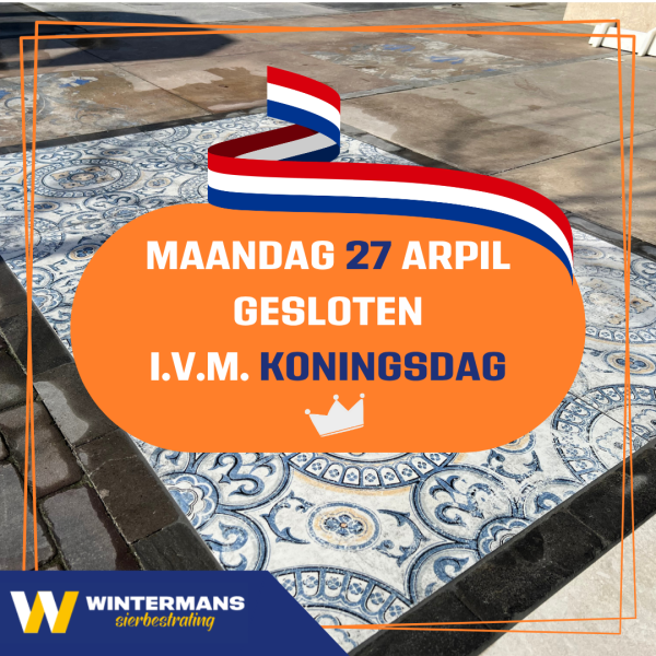 Koningsdag gesloten