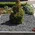 Palissadeband Zwart 6x40x50cm rond