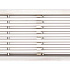 Langstaafrooster RVS L100cm