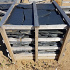 Flagstones Ultra Black Slate 2-3 cm.