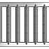 Sleufrooster RVS L50cm