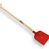 Betonschop ATLAS rood, gehard  met  ATLAS Schopsteel 110 cm ½