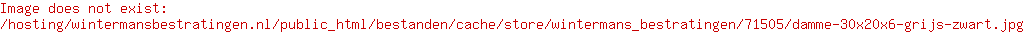damme 30x20x6 grijs-zwart