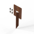 Forsento Koppelspies-100 Corten