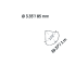 MINI SWAY LIGHT HEAD Black